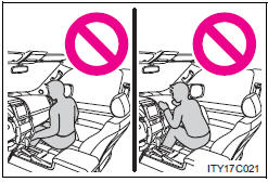 SRS airbag precautions