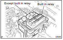  INSPECT ENGINE ROOM R/B RELAY CIRCUIT