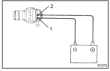 INSPECT REAR WASHER MOTOR OPERATION