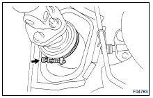 REMOVE STEERING COLUMN ASSEMBLY