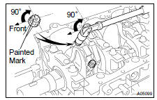 INSTALL CONNECTING ROD CAP BOLTS
