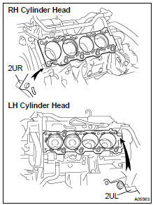 PLACE CYLINDER HEAD ON CYLINDER BLOCK