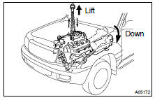  REMOVE ENGINE AND TRANSMISSION ASSEMBLY FROM VEHICLE