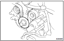 REMOVE TIMING BELT GUIDE