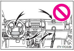 SRS airbag precautions