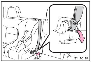 Child restraint systems with a top tether strap