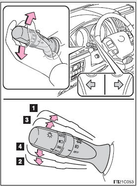 Turn signal lever