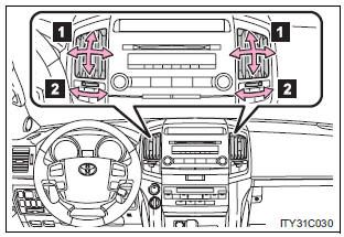 Front center outlets