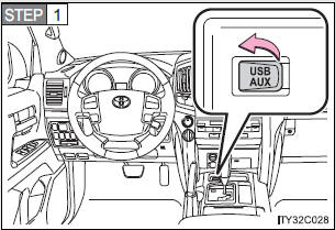 Open the cover and connect a