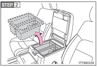 Lower console box (if equipped)