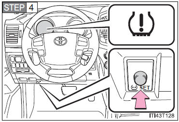 How to initialize the tire pressure warning system