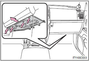 Passengers side instrument panel