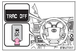 Press  to turn off Active TRAC.