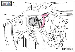 Front turn signal light