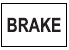 Brake system warning light (warning buzzer)*