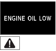 Indicates that engine