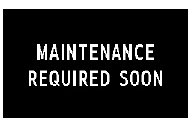 Indicates that all maintenance