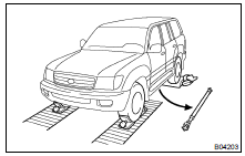  WHEN TESTING BRAKES, SPEEDOMETER, ETC.