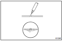 IF NECESSARY, REPAIR DEFOGGER WIRE