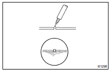 IF NECESSARY, REPAIR DEFOGGER WIRE