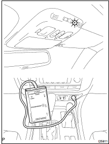 INSPECT GARAGE DOOR OPENER REGISTRATION AND TRANSMITTING