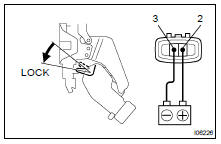 INSPECT DOOR LOCK MOTOR OPERATION