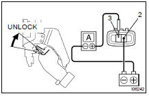 INSPECT PTC THERMISTOR OPERATION