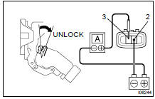 INSPECT PTC THERMISTOR OPERATION