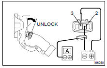 INSPECT PTC THERMISTOR OPERATION