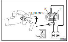 INSPECT PTC THERMISTOR OPERATION