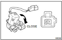 INSPECT POWER VENT WINDOW MOTOR OPERATION