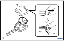 REPLACE TRANSMITTER (LITHIUM) BATTERY