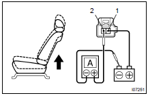 INSPECT LIFTER MOTOR PTC THERMISTOR OPERATION