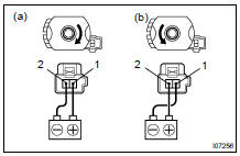 INSPECT RECLINING MOTOR OPERATION