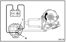 INSPECT POWER WINDOW MOTOR OPERATION