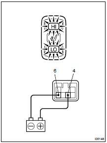 INSPECT SEAT HEATER INDICATOR LIGHT OPERATION