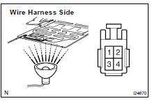 INSPECT SEAT HEATER ASSY (SEAT CUSHION) OPERATION