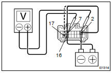 INSPECT FRONT WIPER INTERMITTENT OPERATION