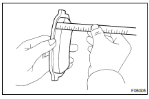 MEASURE PAD LINING THICKNESS