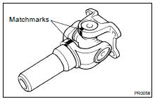 REMOVE SLEEVE YOKE FROM PROPELLER SHAFT