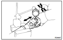 INSPECT SPIDER BEARING