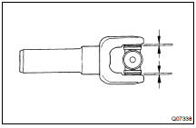 (d) Using SST, adjust both bearings so that the snap ring