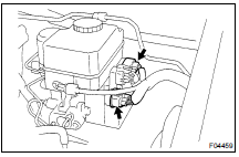 INSPECT HYDRAULIC BRAKE BOOSTER OPERATION