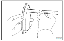 MEASURE PAD LINING THICKNESS