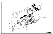 CHECK SPIDER BEARING (See page PR-5 )