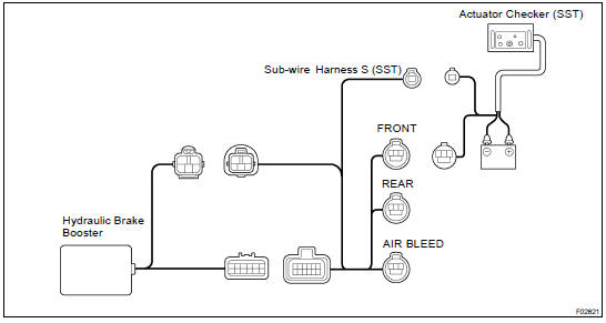 INSPECT HYDRAULIC BRAKE BOOSTER OPERATION