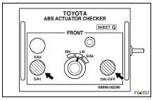 INSPECT HYDRAULIC BRAKE BOOSTER OPERATION