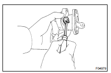  IF NECESSARY, REMOVE AND DISASSEMBLE PARKING BRAKE BELLCRANK ASSEMBLY