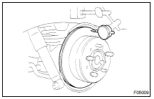 MEASURE DISC RUNOUT