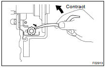 ADJUST PARKING BRAKE SHOE CLEARANCE